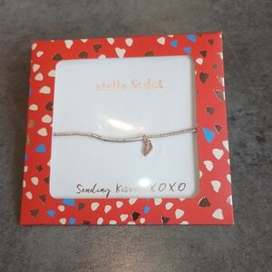 Stella & Dot Bisous Wishing Bracelet Kiss - Rose-Gold